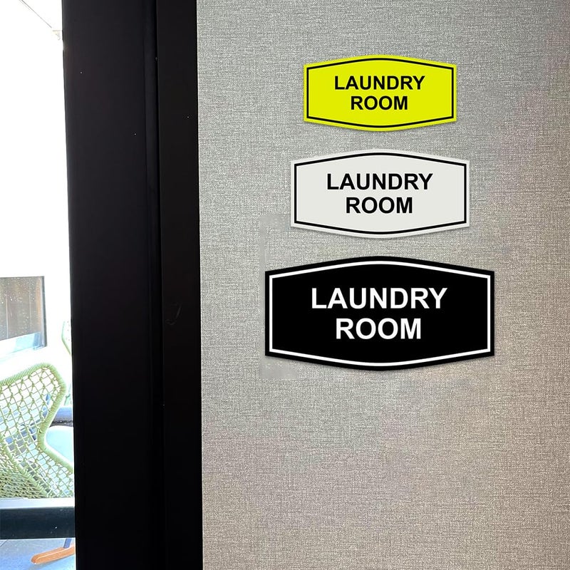 All Quality Fancy Laundry Room Sign (Black) - Large 1 Pack - Image 5